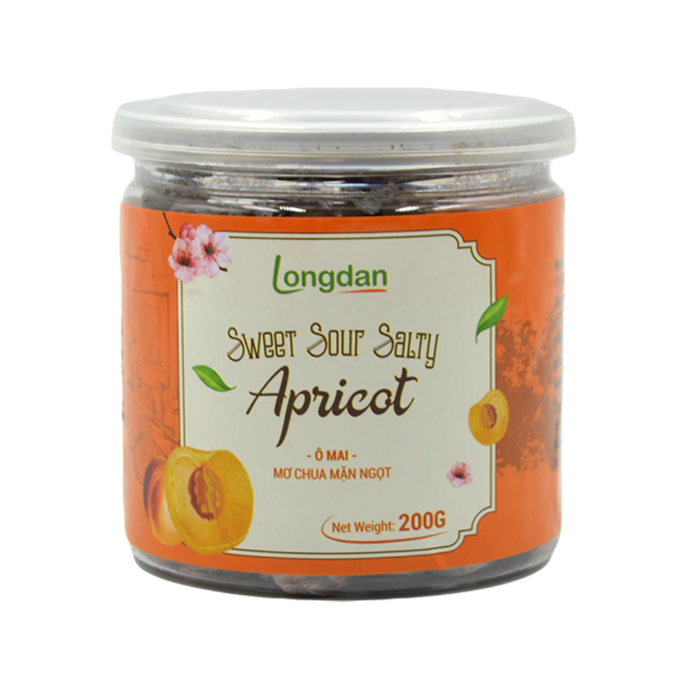Longdan Sweet Sour Salty Apricot 200g (Case 24)