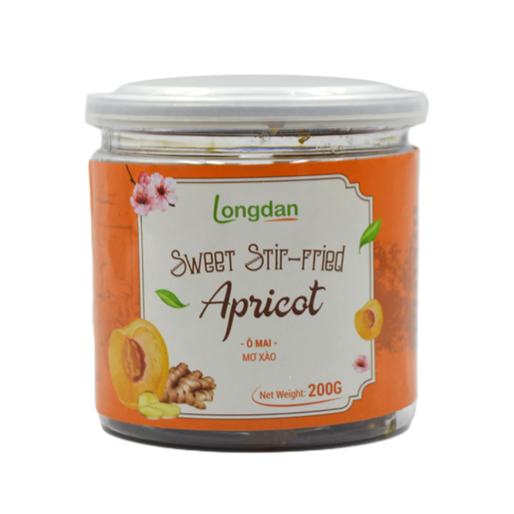 Longdan Sweet Stir-fried Apricot 200g (Case 24)