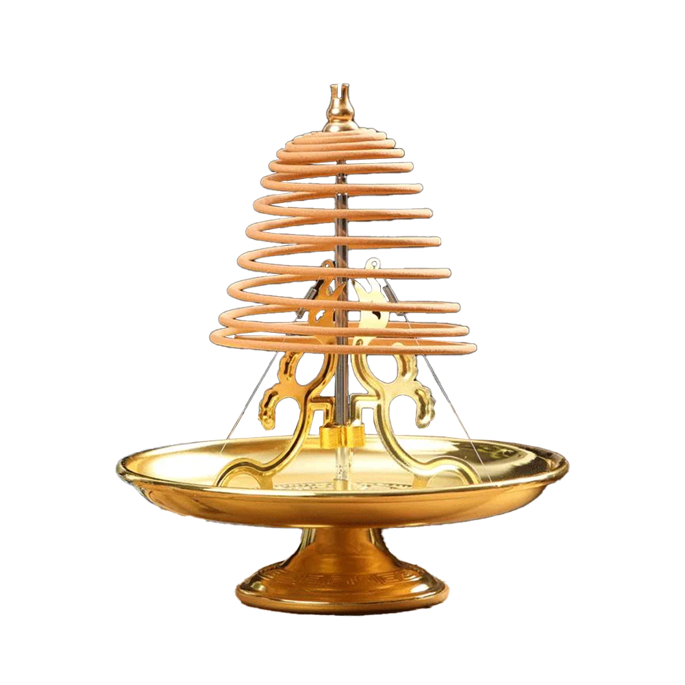 LONGDAN Traditional Coil Incense Holder 22 x 17 cm