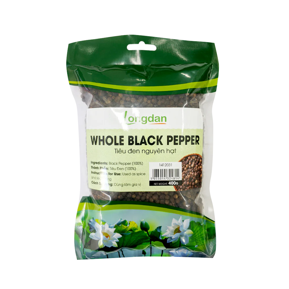 Longdan Whole Black Pepper 400g