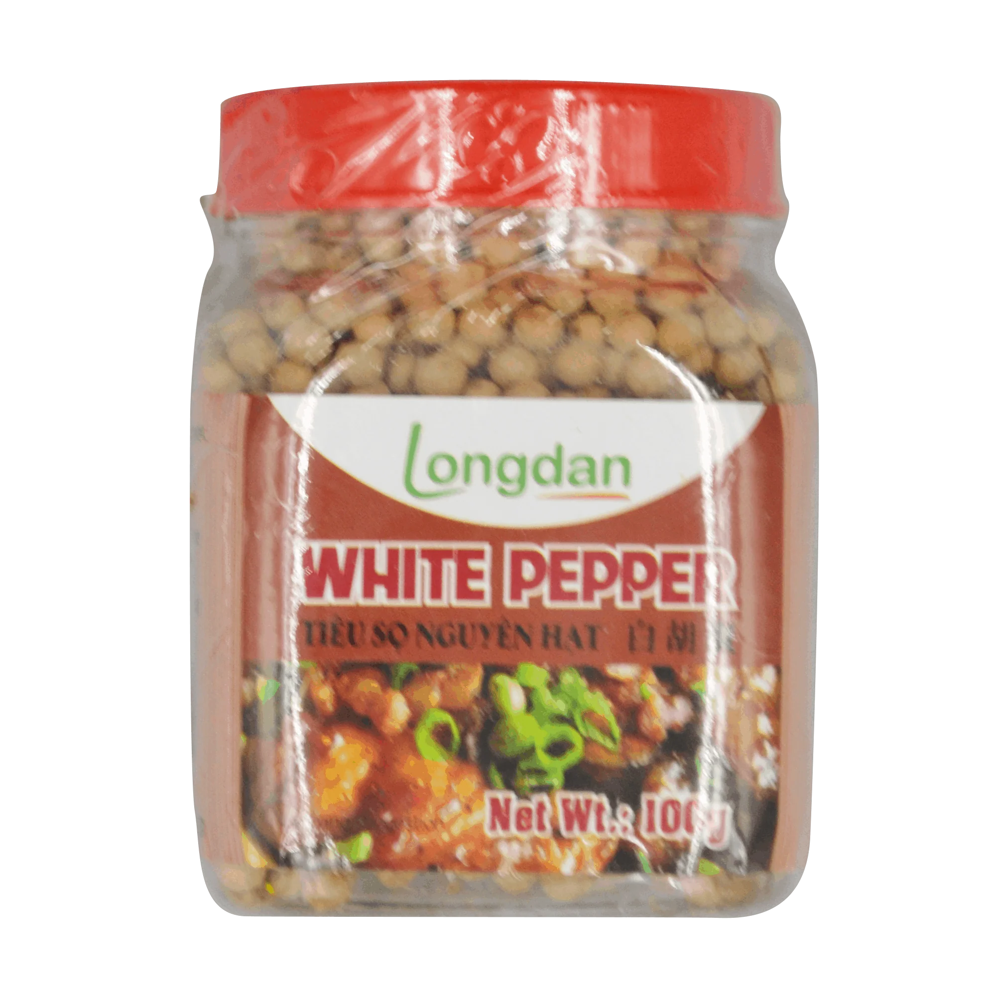 Longdan Whole Ground White Pepper 100g (Case 50)