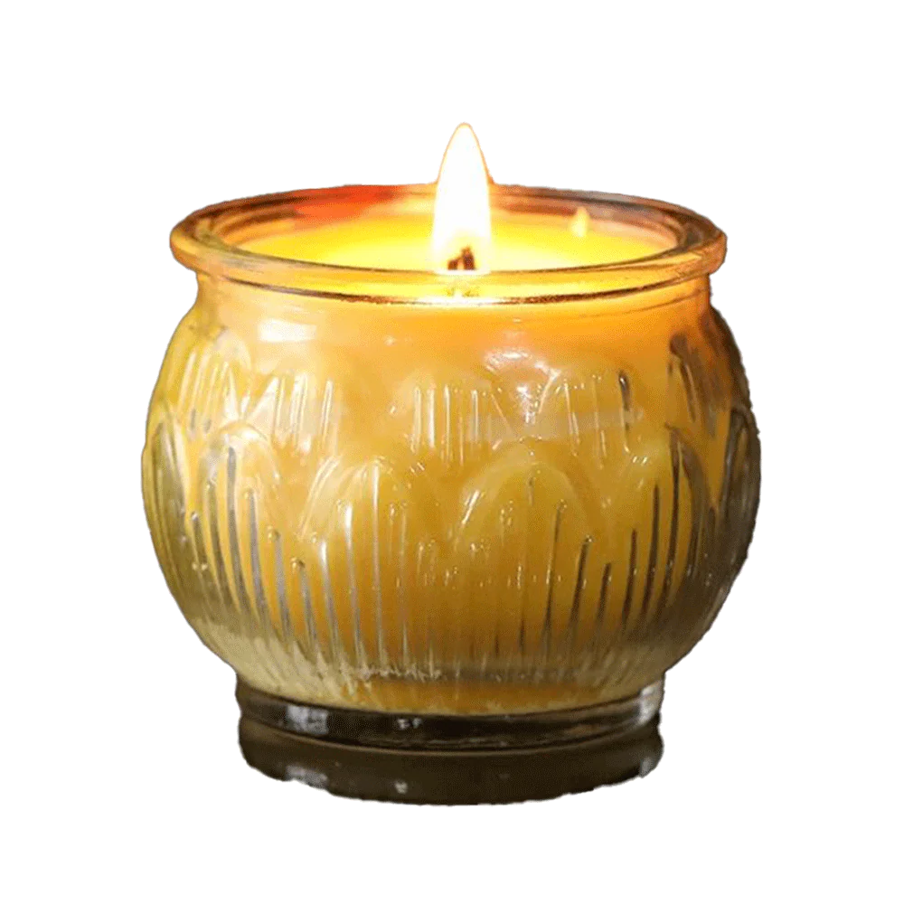 LONGDAN Yellow Lotus Candle 6pcs