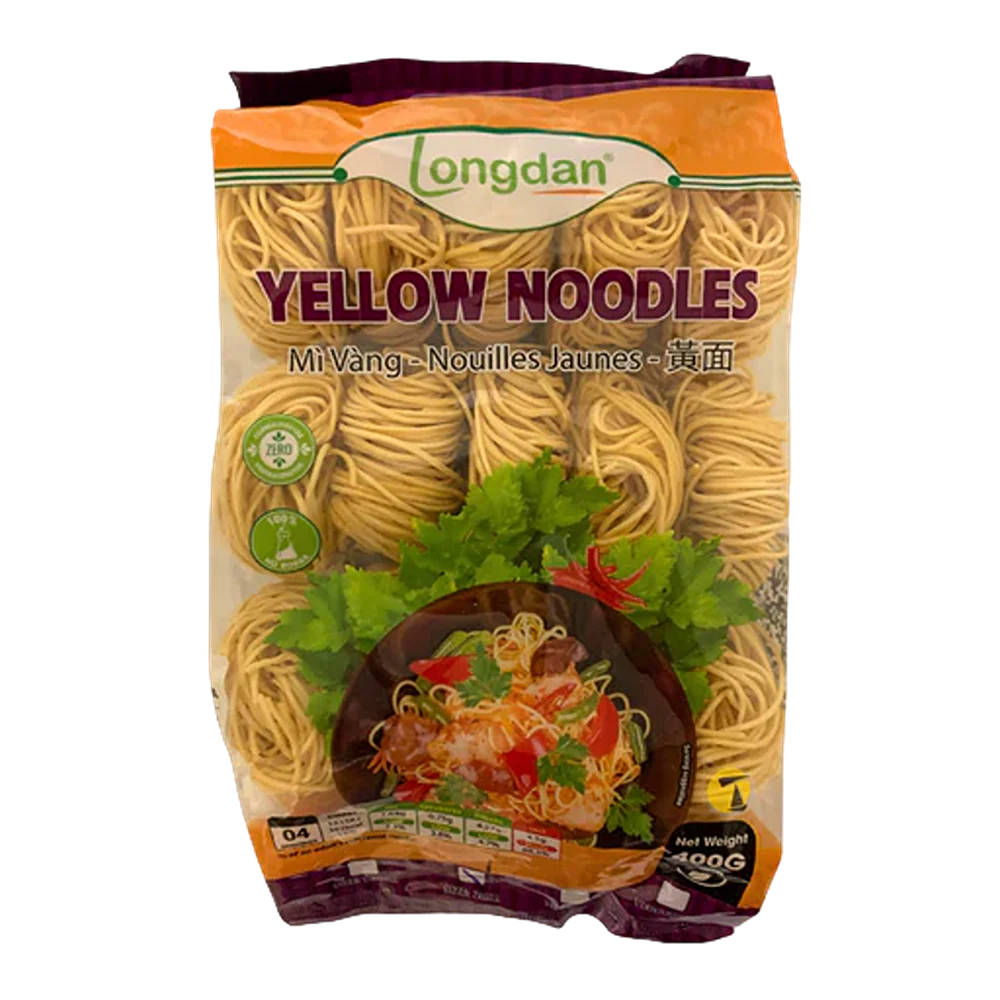 Longdan Yellow Noodles 2mm 400g