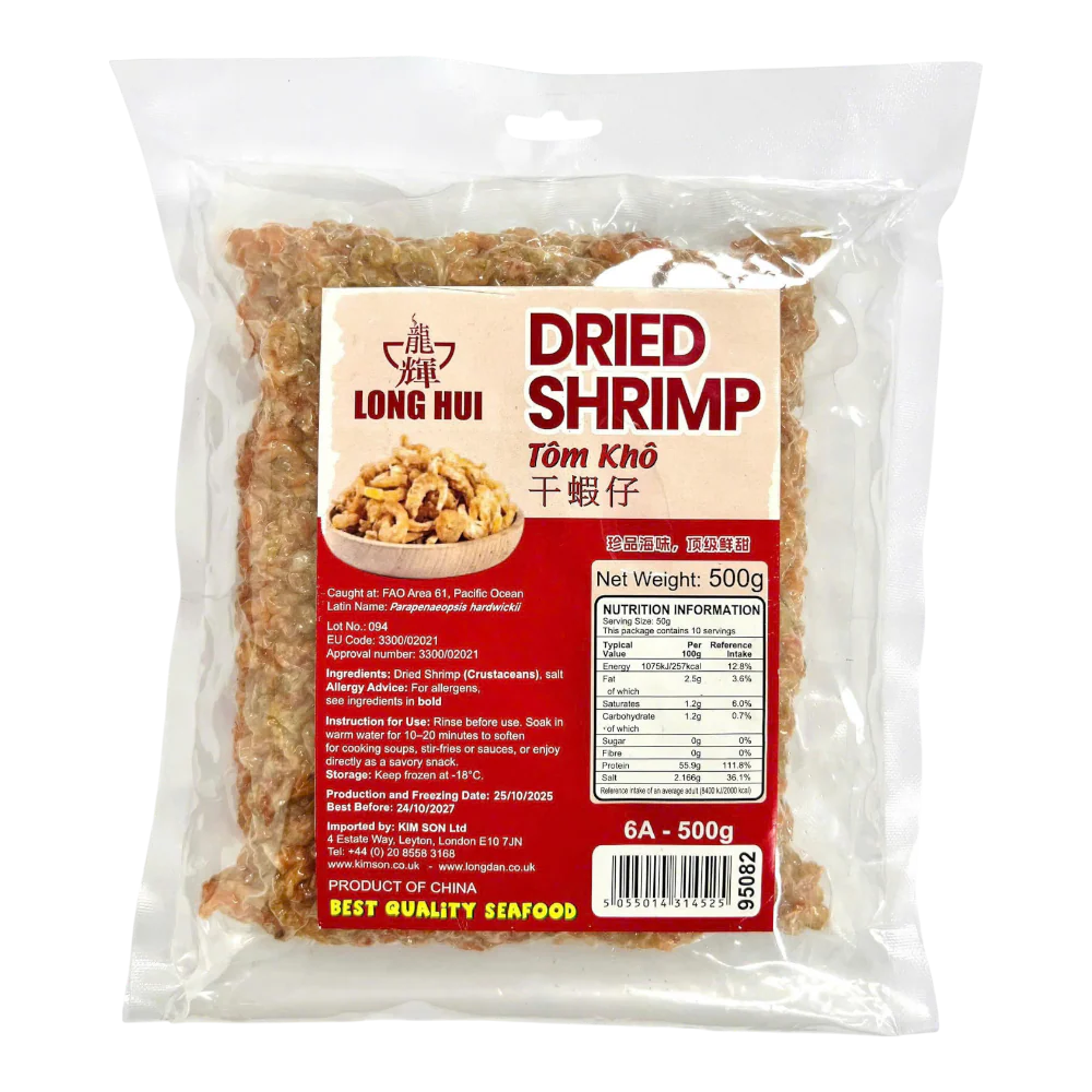 LONGHUI Dried Shrimp 6A 500g (Frozen)