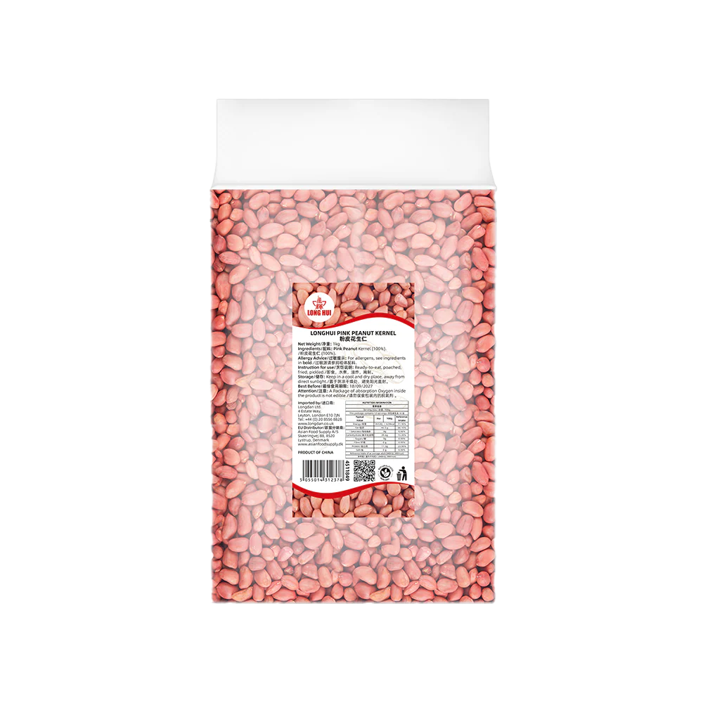 LONGHUI Pink Peanut Kernel 1kg (Case 10)