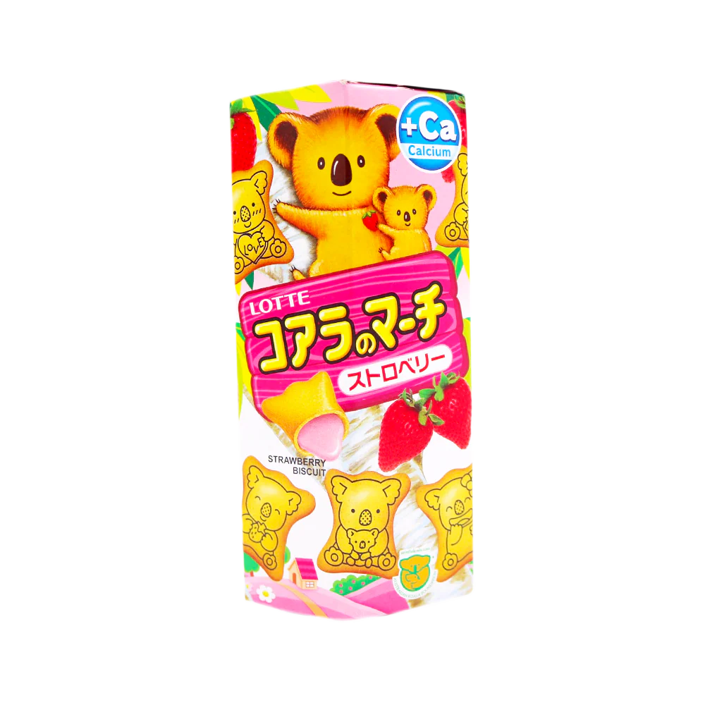 LOTTE Koala's March Biscuits - Strawberry Flavour 37g