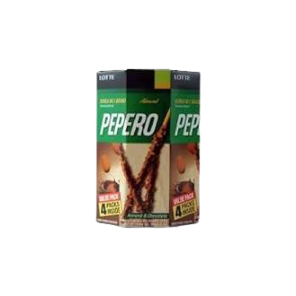 LOTTE Pepero Box - Almond & Chocolate (32g*4) 128g