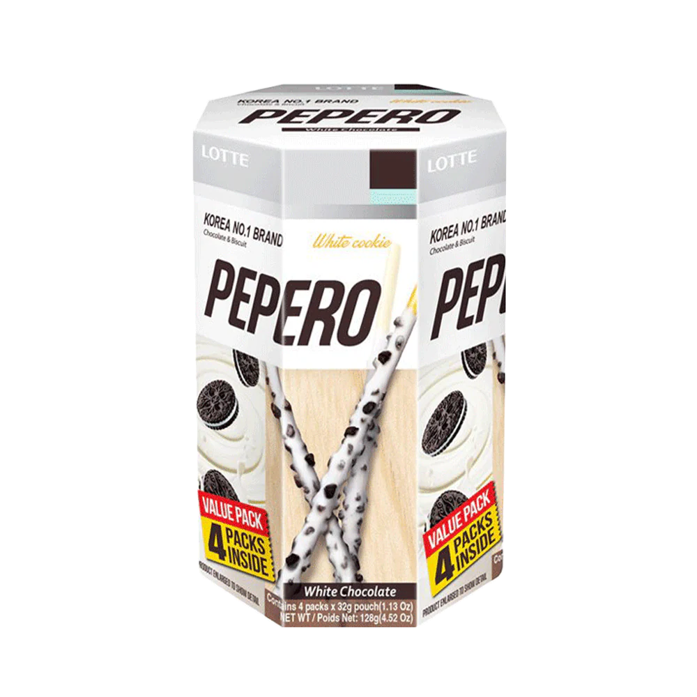 LOTTE Pepero Box - White Cookie (32g*4) 128g