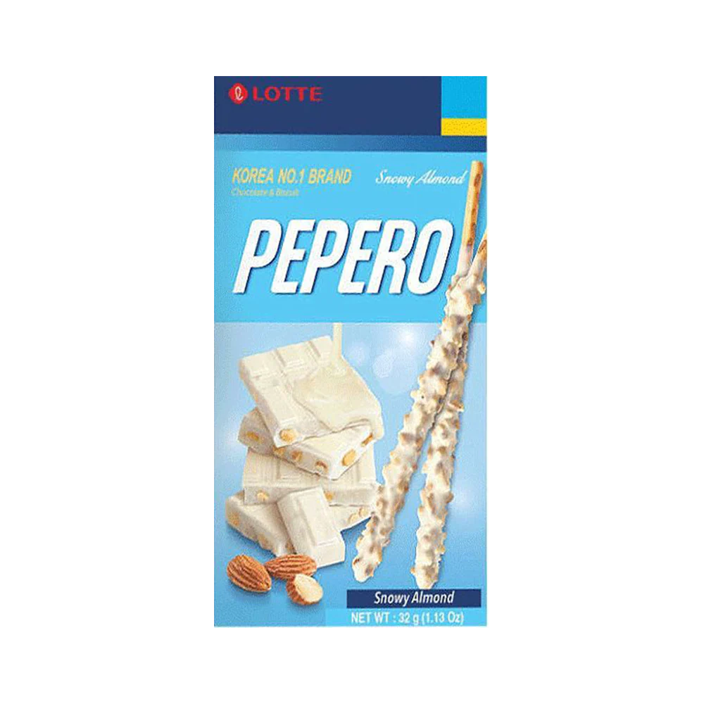 LOTTE Snowy Almond Pepero 32g
