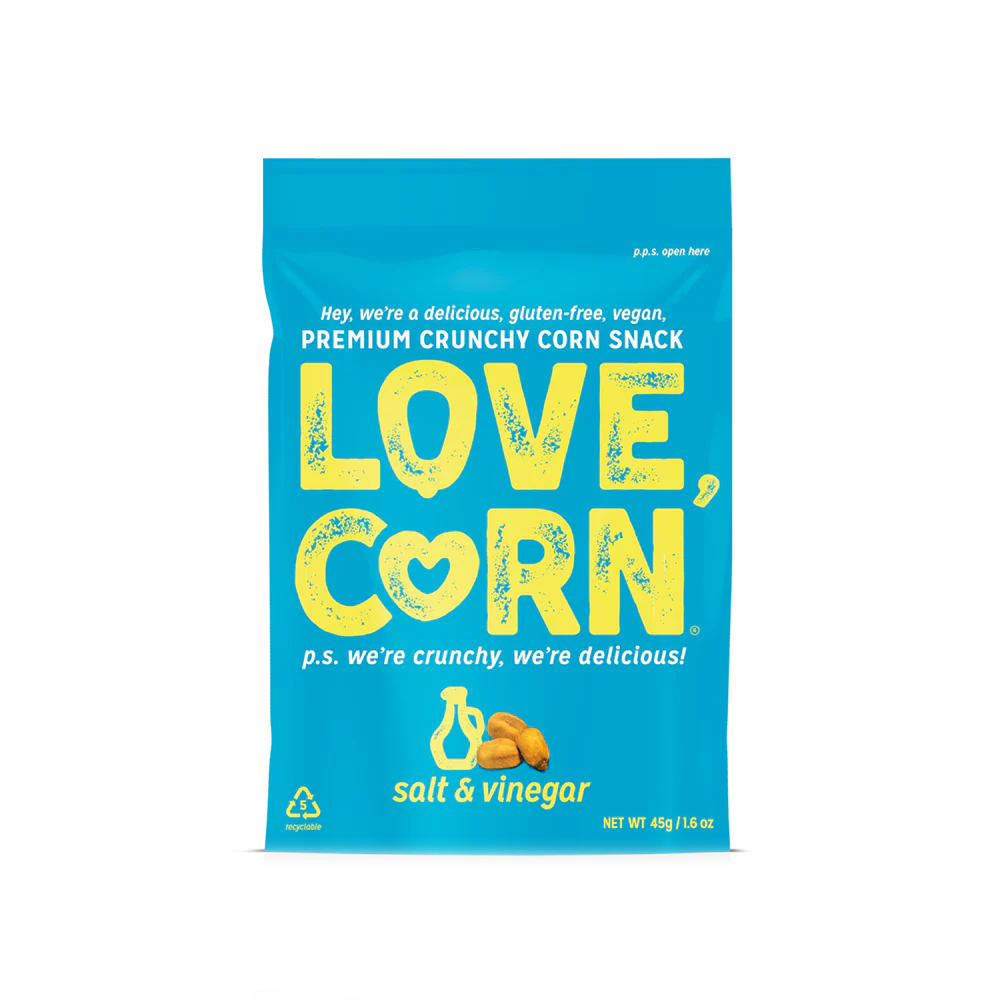 Love Corn Salt & Vinegar 45g