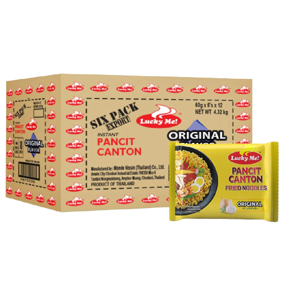 LUCKY ME Pancit Canton - Original 60g (Case 24)