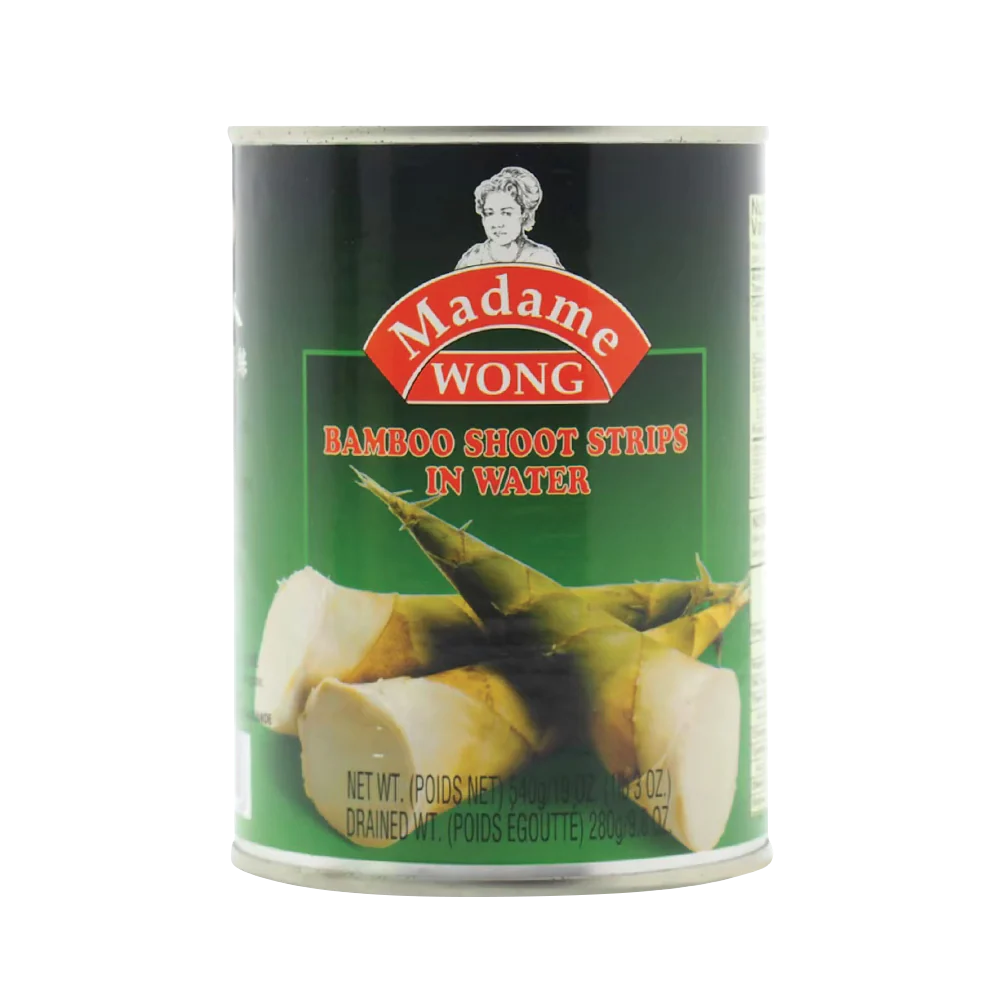 MADAME WONG Canned Bamboo Shoot Strips 540g