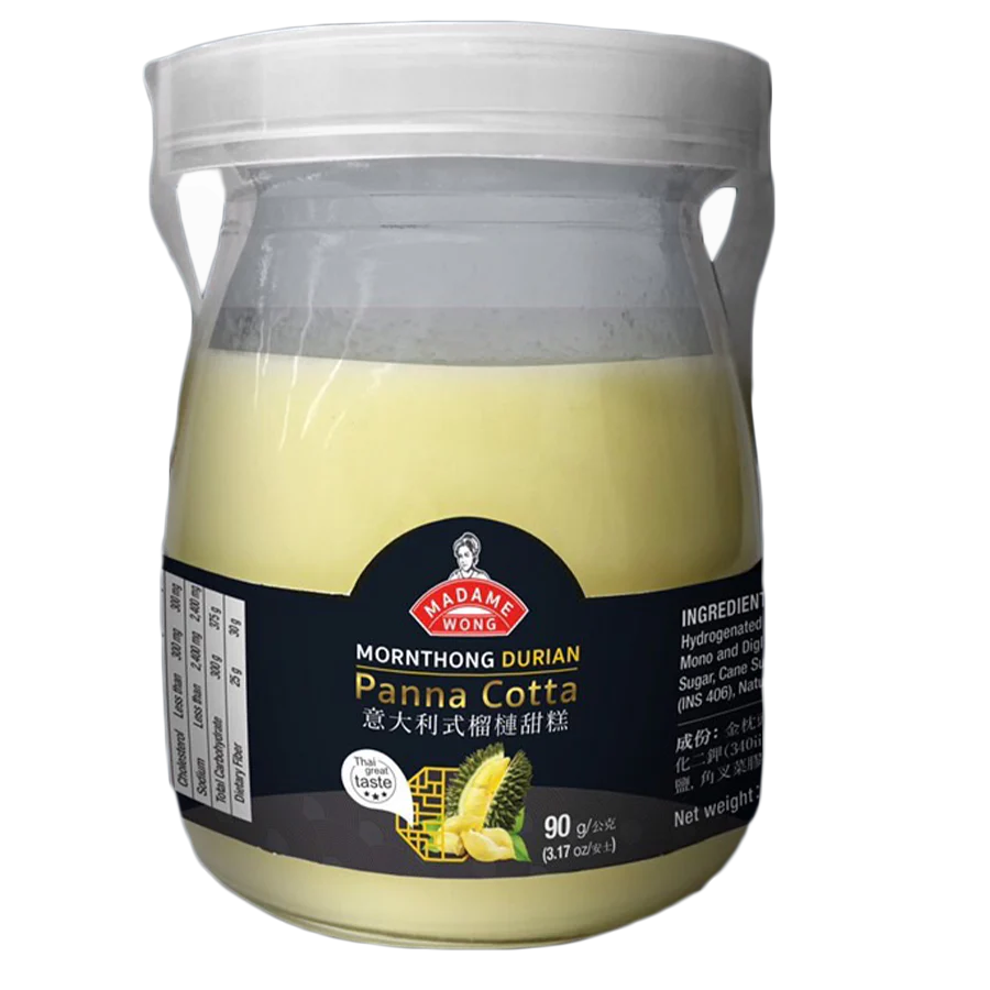 MADAME WONG Durian Panna Cotta 90g (Frozen)
