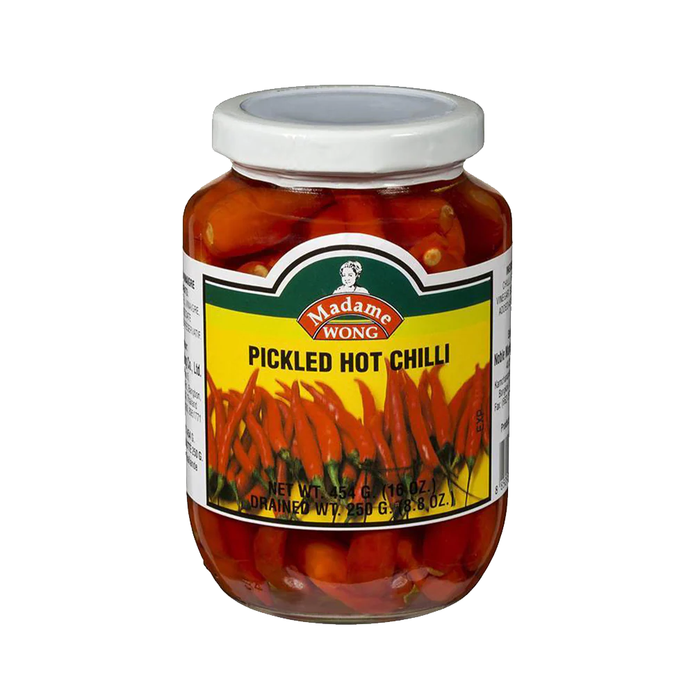 MADAME WONG Pickled Red Chilli 454g (Case 24)