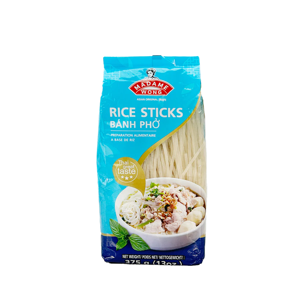 MADAME WONG Rice Sticks 3 Mm 375g (Case 30)