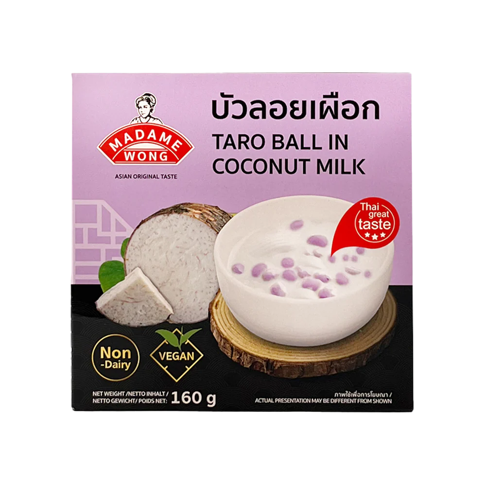MADAME WONG Taro Ball in Coconut Milk 160g (Frozen)