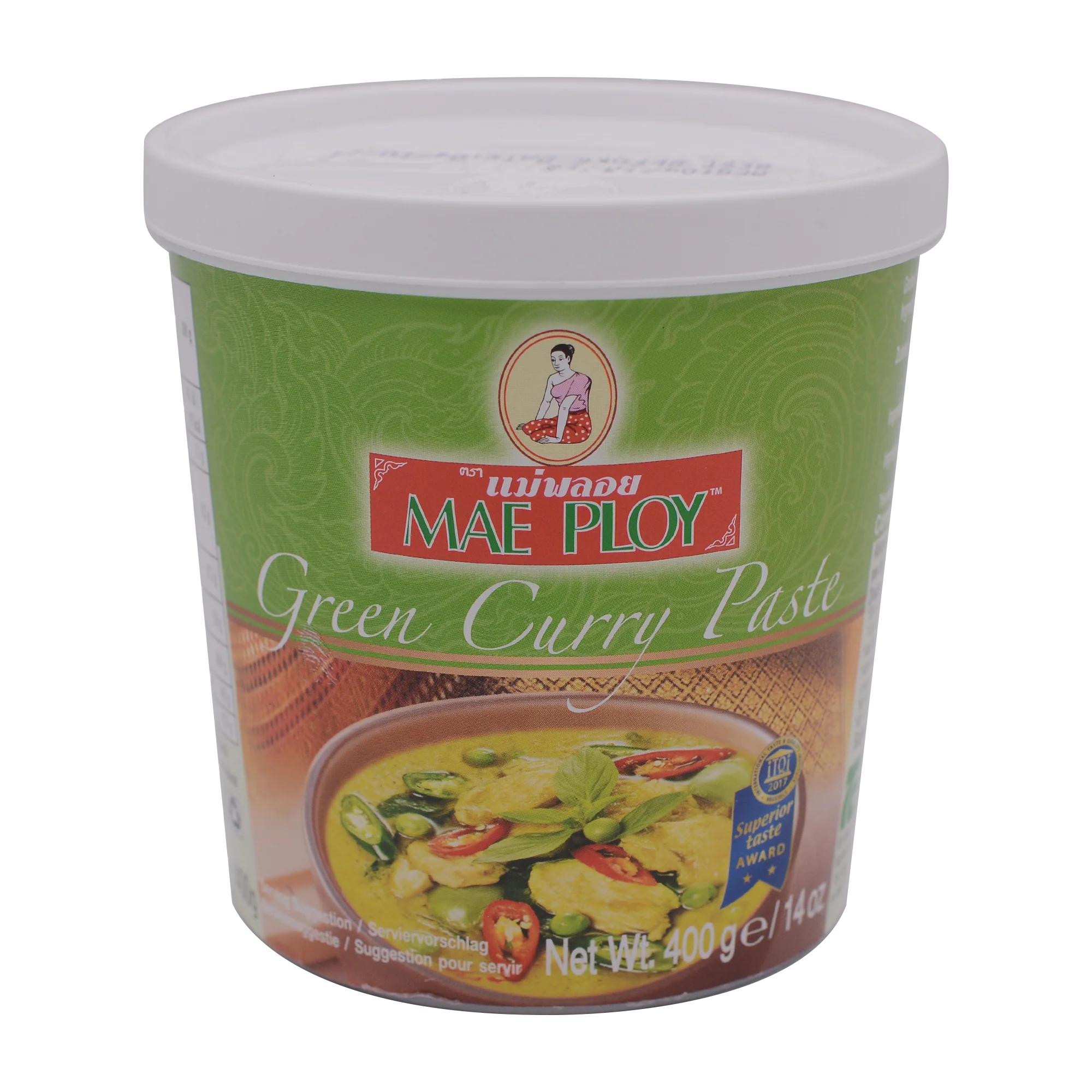 Mae Ploy Thai Green Curry Paste 400g