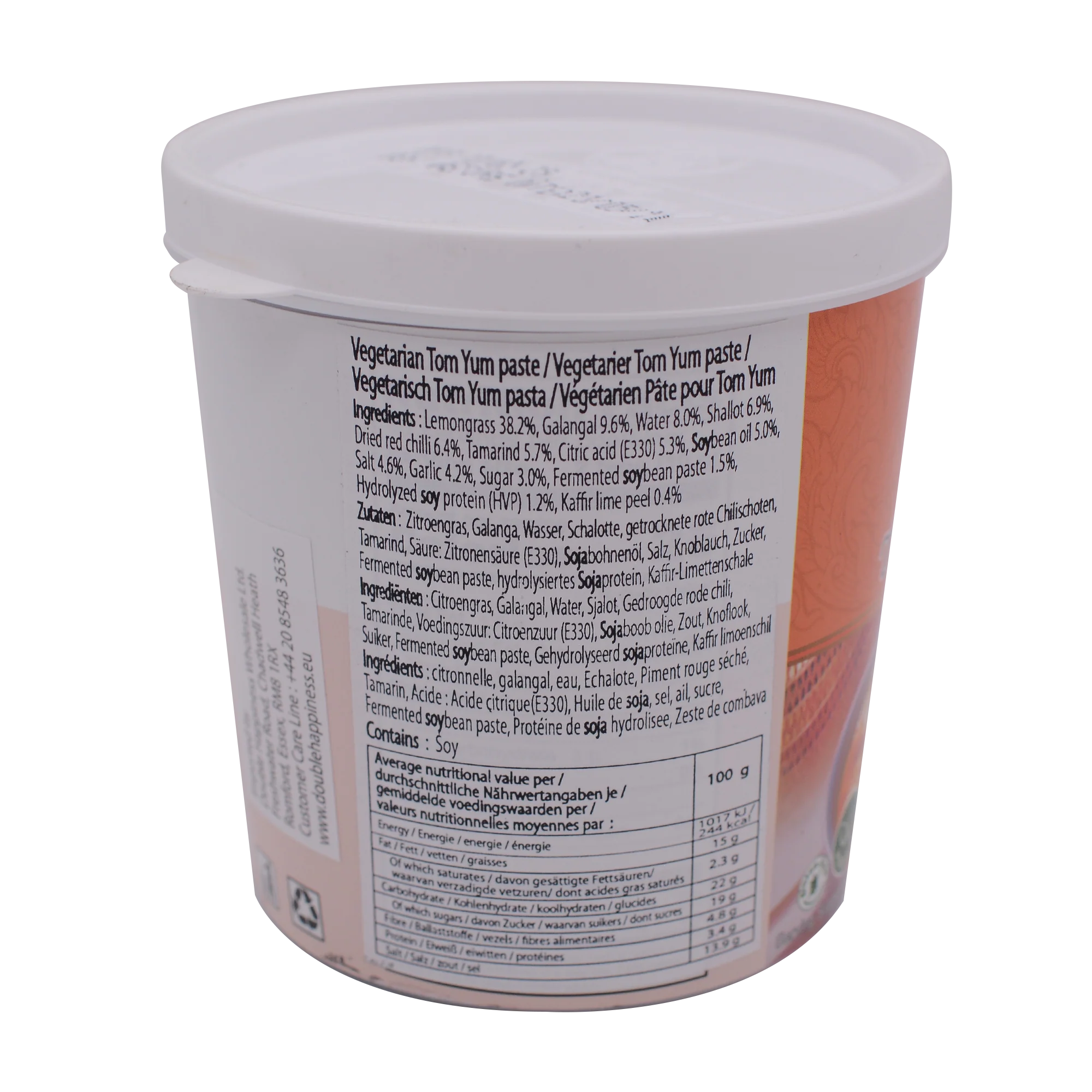 Mae Ploy Vegetarian Tom Yum Curry Paste 400g - Image 2