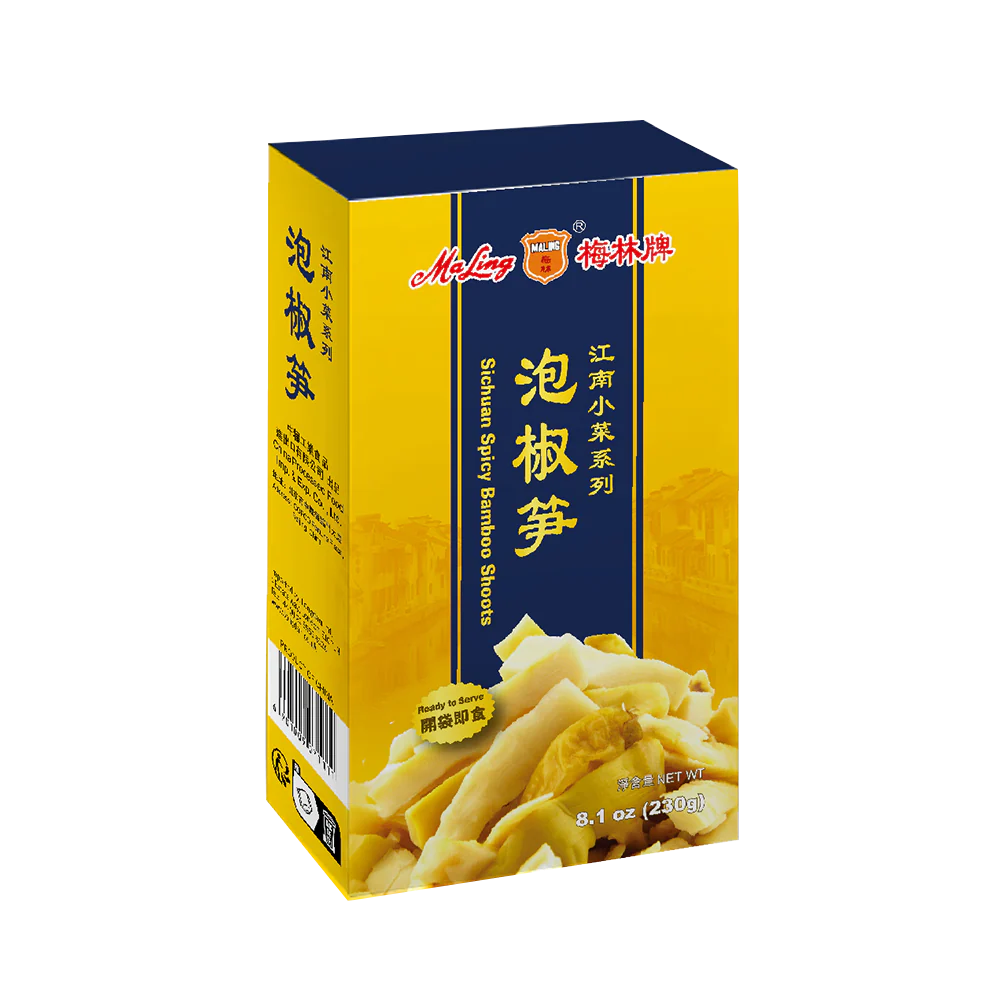 MALING Sichuan Spicy Bamboo Shoots 230g