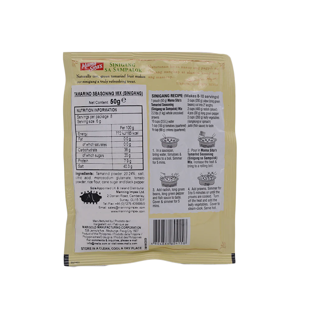 MAMA SITA'S Tamarind Sinigang Hot 50g - Image 2