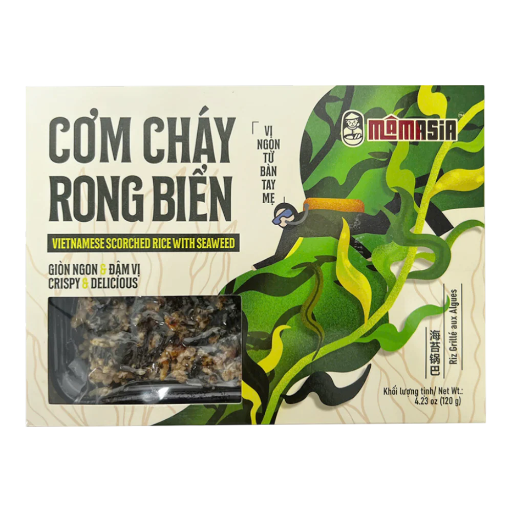 MAMASIA Scorched Rice With Seaweed 120g