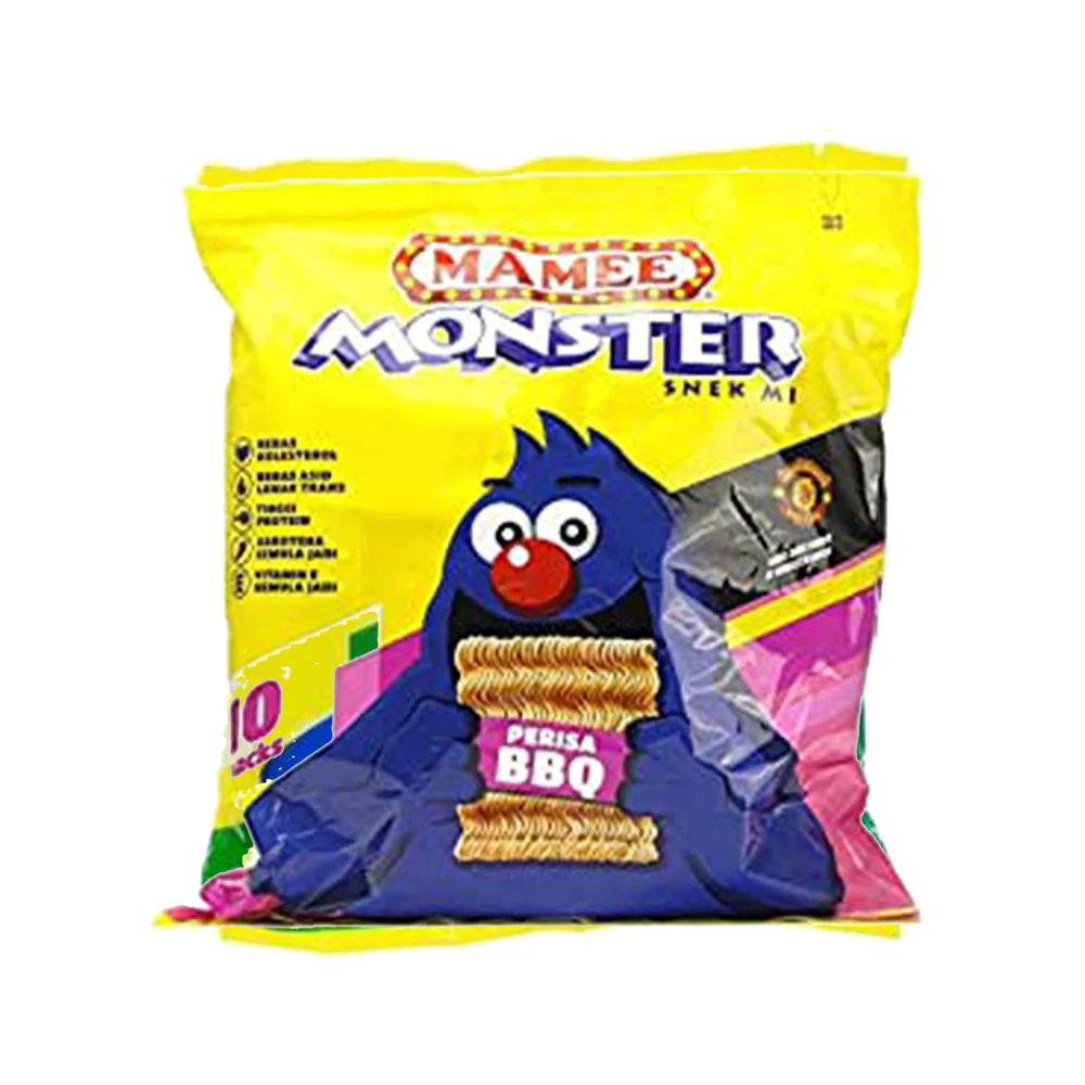 MAMEE MONSTER Crispy Noodle - Barbecue Flavor 25g