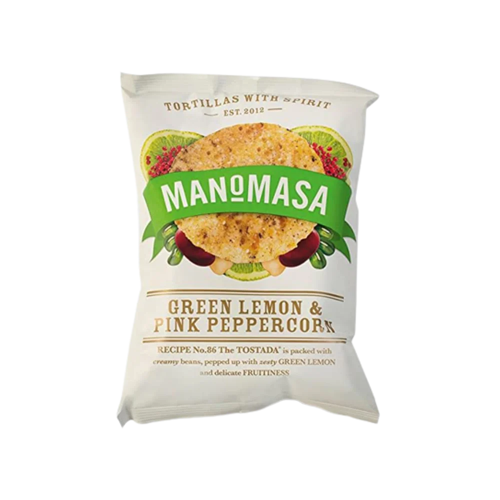 MANOMASA Tortilla - Lemon & Peppercorn 140g