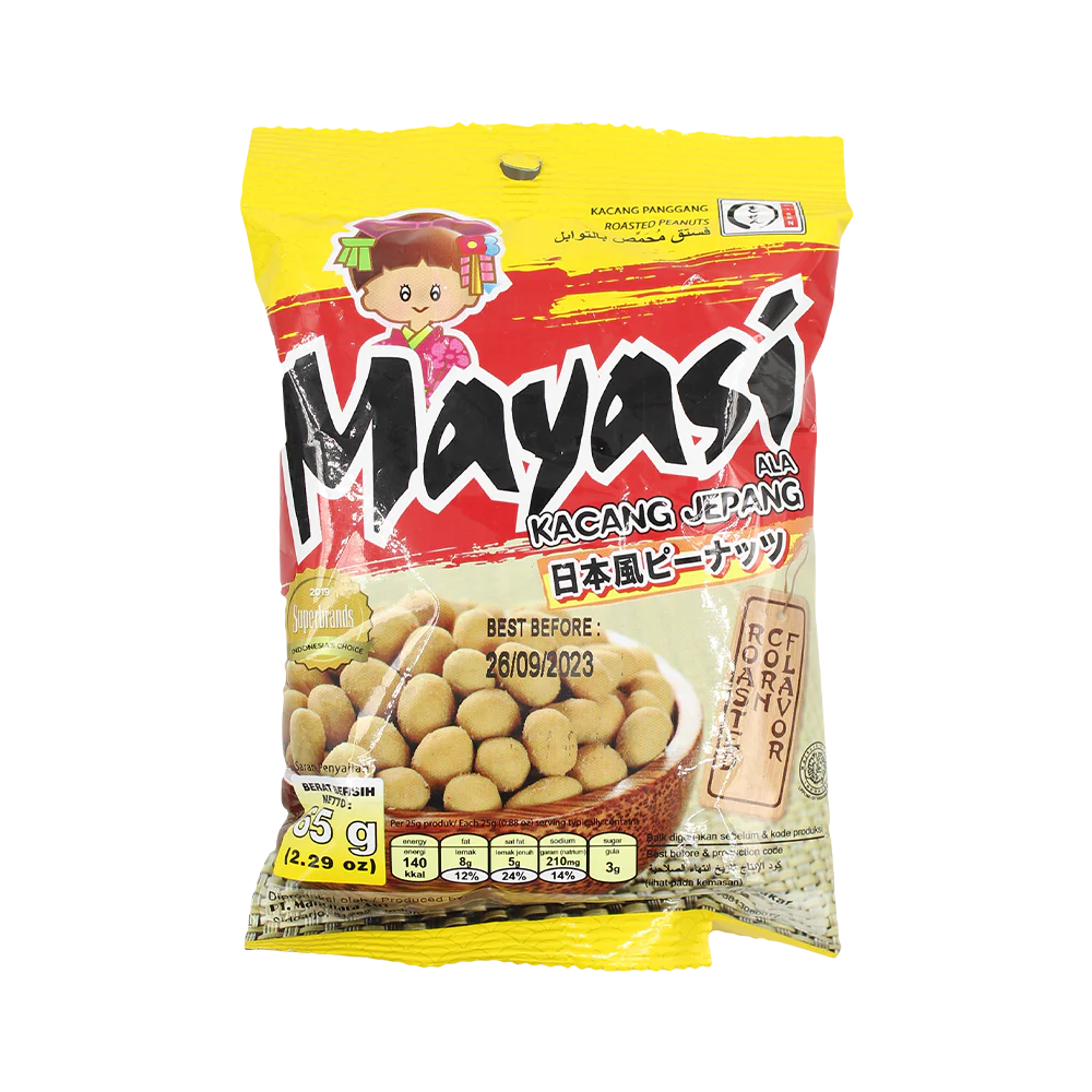 Mayasi Peanut Corn Flv 65g (Case 40)