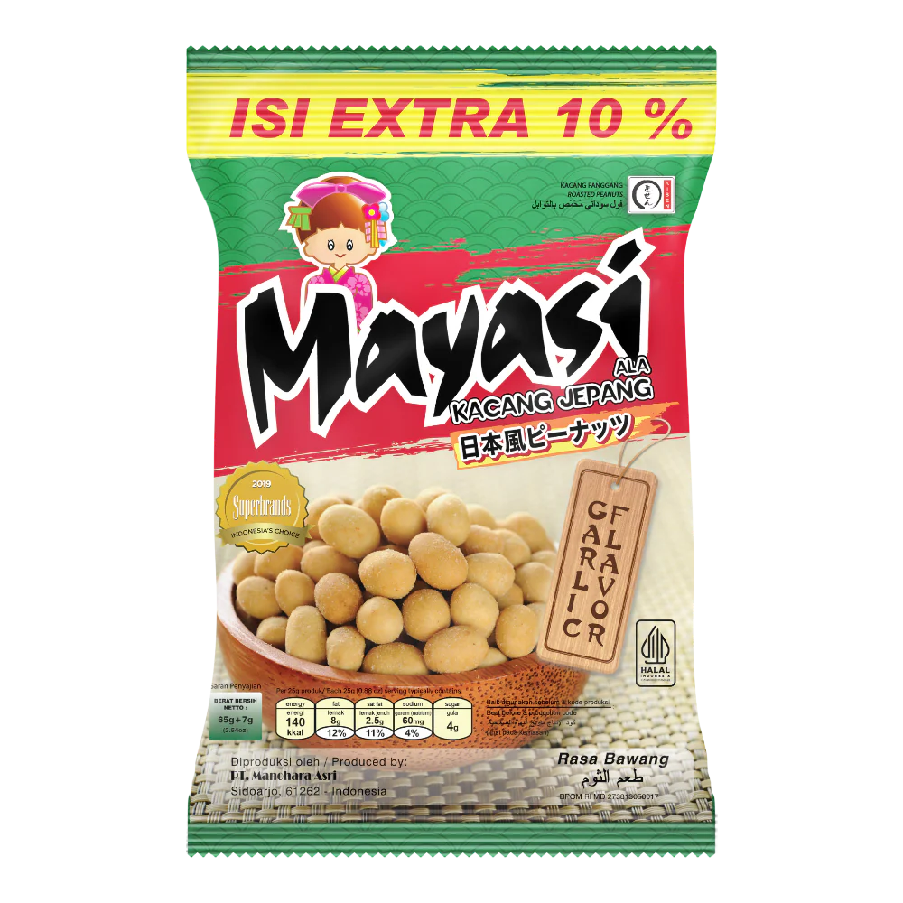 Mayasi Peanut Garlic Flv 72g (Case 40)