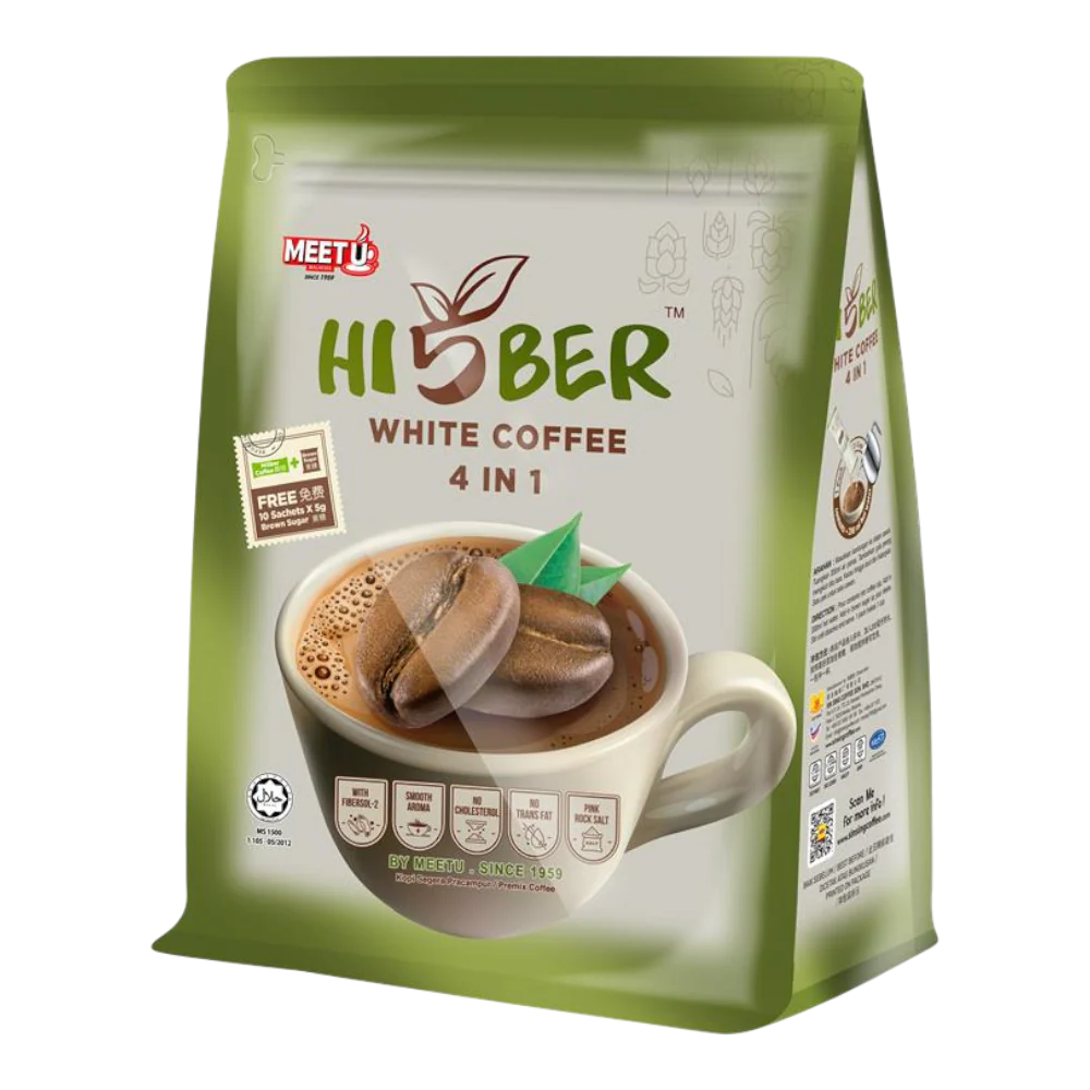 MEETU Hi5ber White Coffee 4in1 300g
