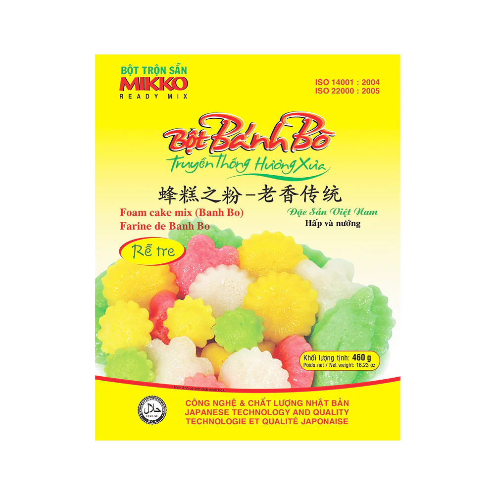 Mikko Foam Cake Mix Powder 460g (Case 30)