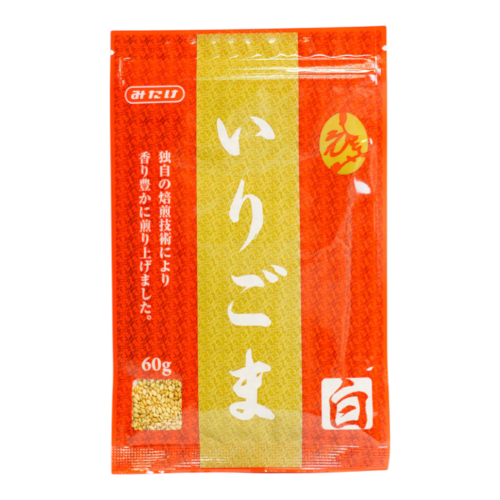 MITAKE White Toasted Sesame Seeds 60g (Case 20)