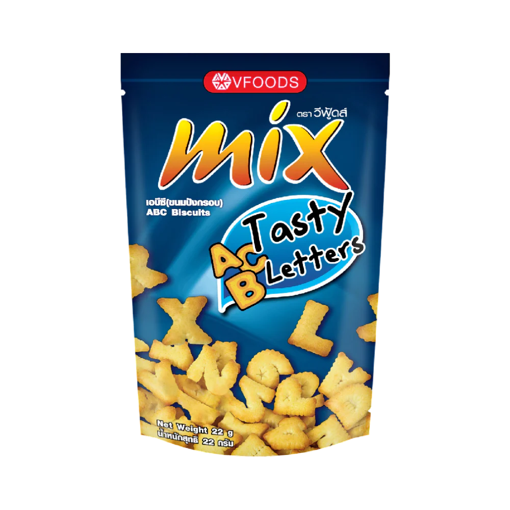 MIX ABC Biscuits - Tasty Letter 22g (ICase 12)