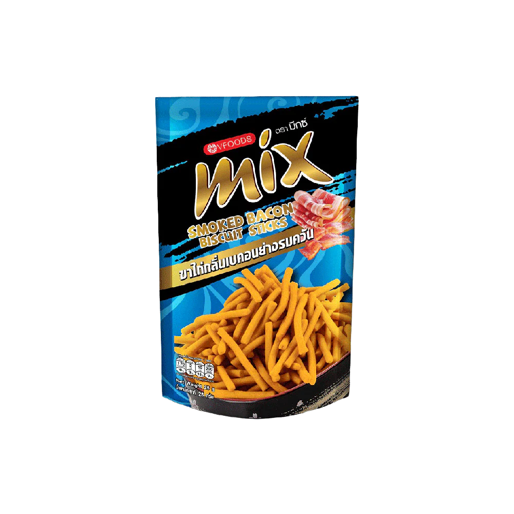 MIX Biscuit Sticks - Smoked Bacon 25g (Case 144)