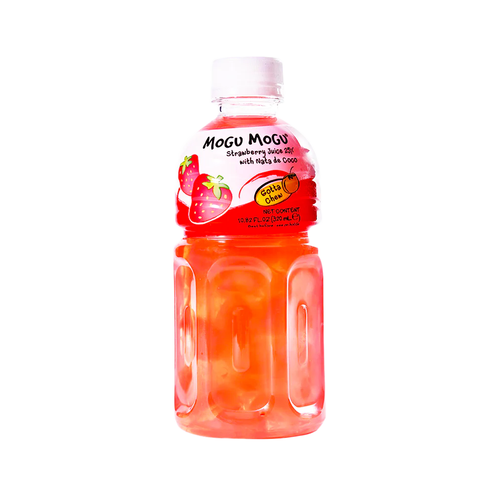MOGU MOGU Nata De Coco Drink Strawberry Flavour 320ml