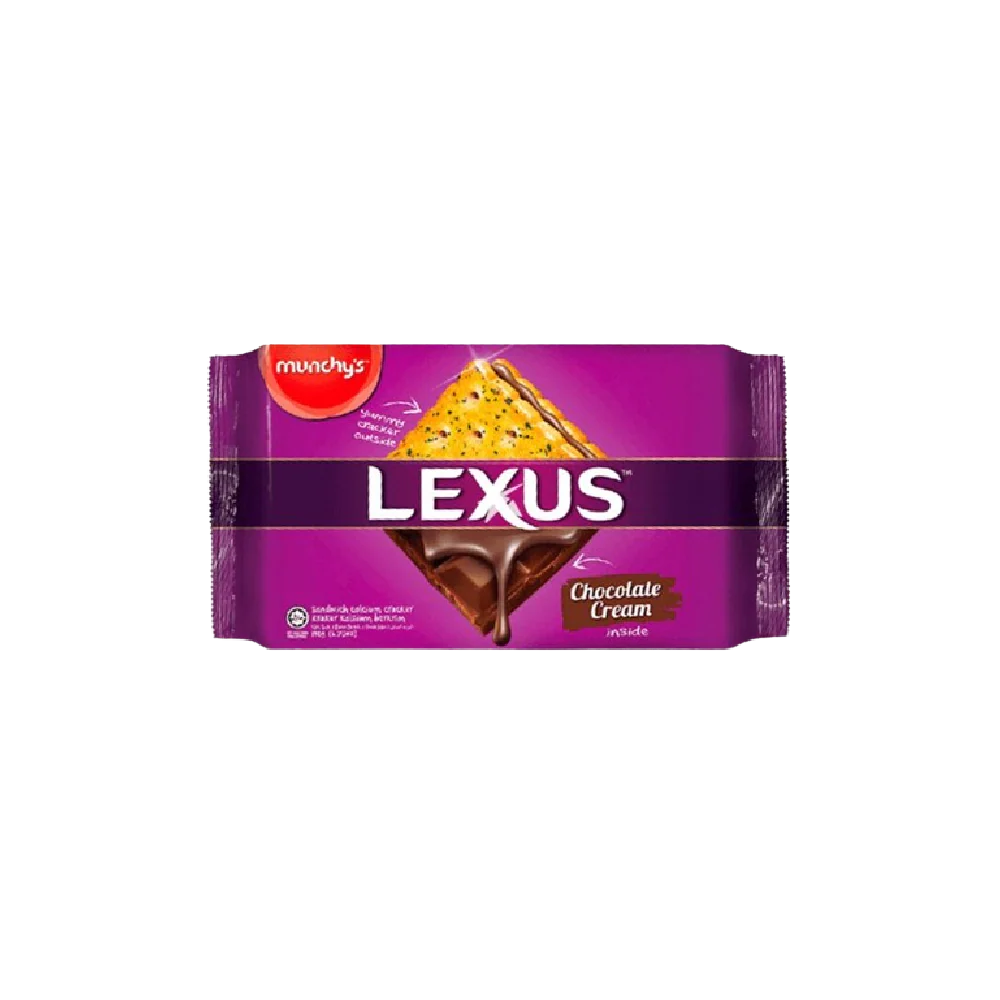 MUNCHY'S Lexus Chocolate Cream Sandwich Cracker (19g*10) 190g
