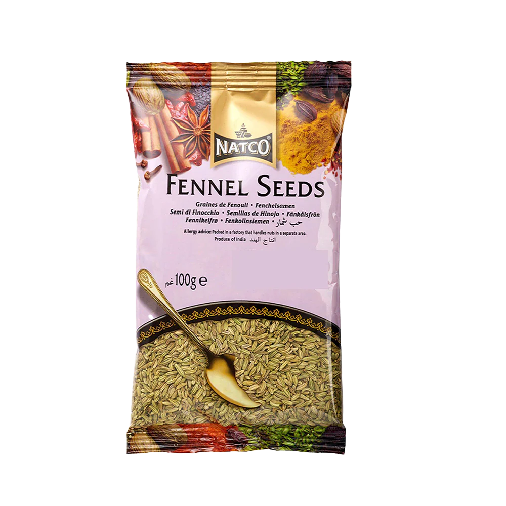 NATCO Fennel Seeds 100g (Case 10)