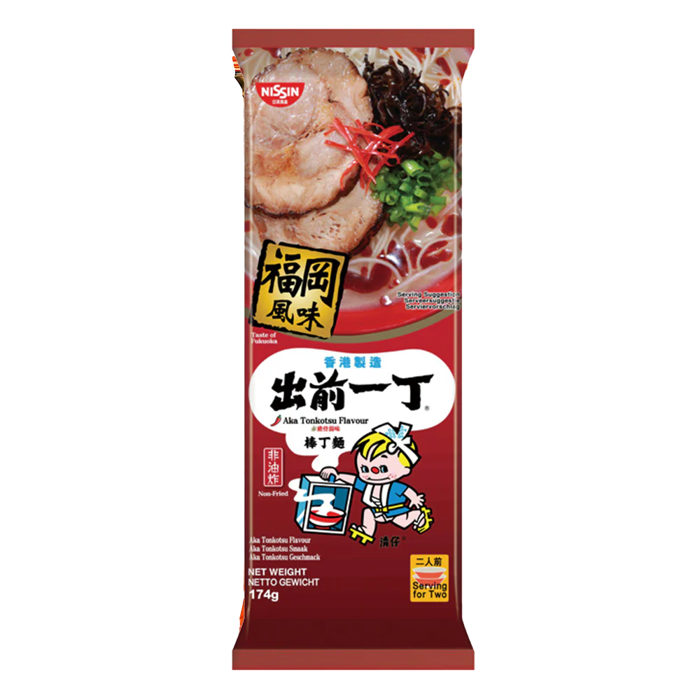 NISSIN Demae Ramen Bar Noodle - Spicy Tonkotsu Flavour 174g