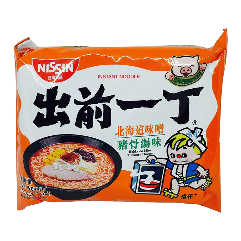 NISSIN Demae Ramen - Hokkaido Miso Tonkotsu 100g (Case 30) - Image 2
