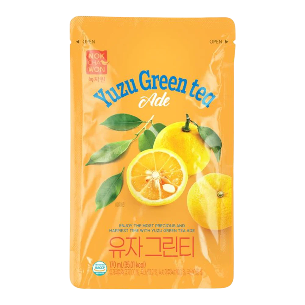 NOKCHAWON Yuzu Green Tea Ade 170ml (Case 30)