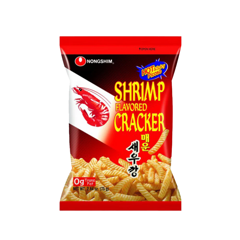 NONGSHIM Shrimp Crackers ( Hot & Spicy ) 75g