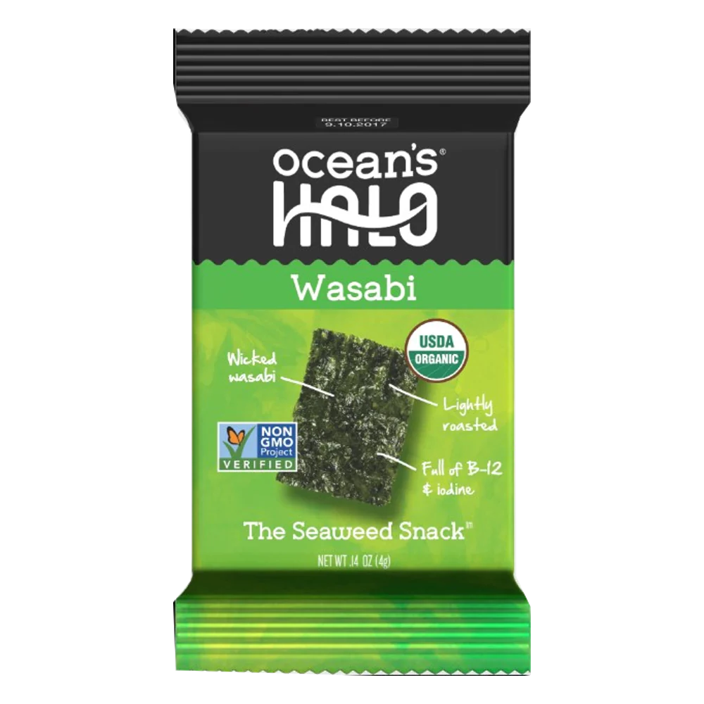 OCEANS HALO Wasabi Seaweed 4g