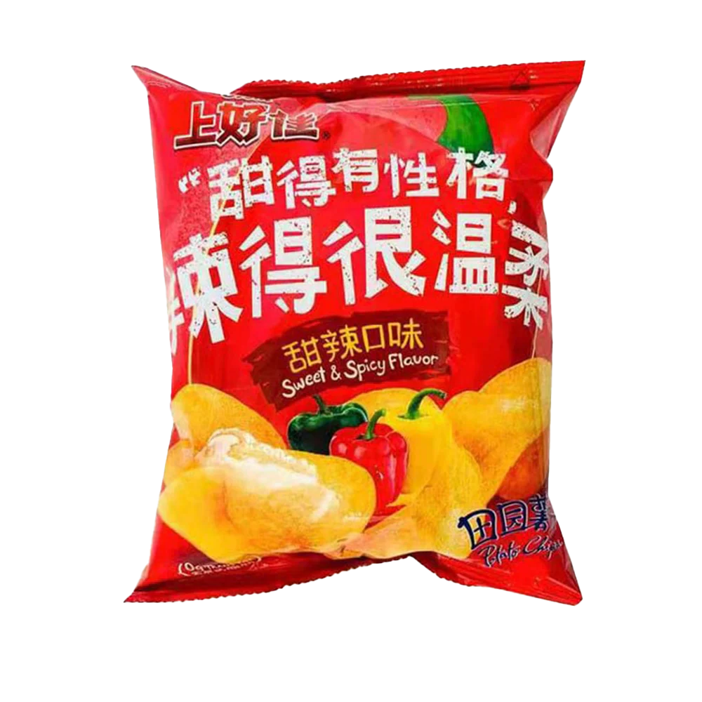 OISHI Potato Chips Sweet And Spicy 50g