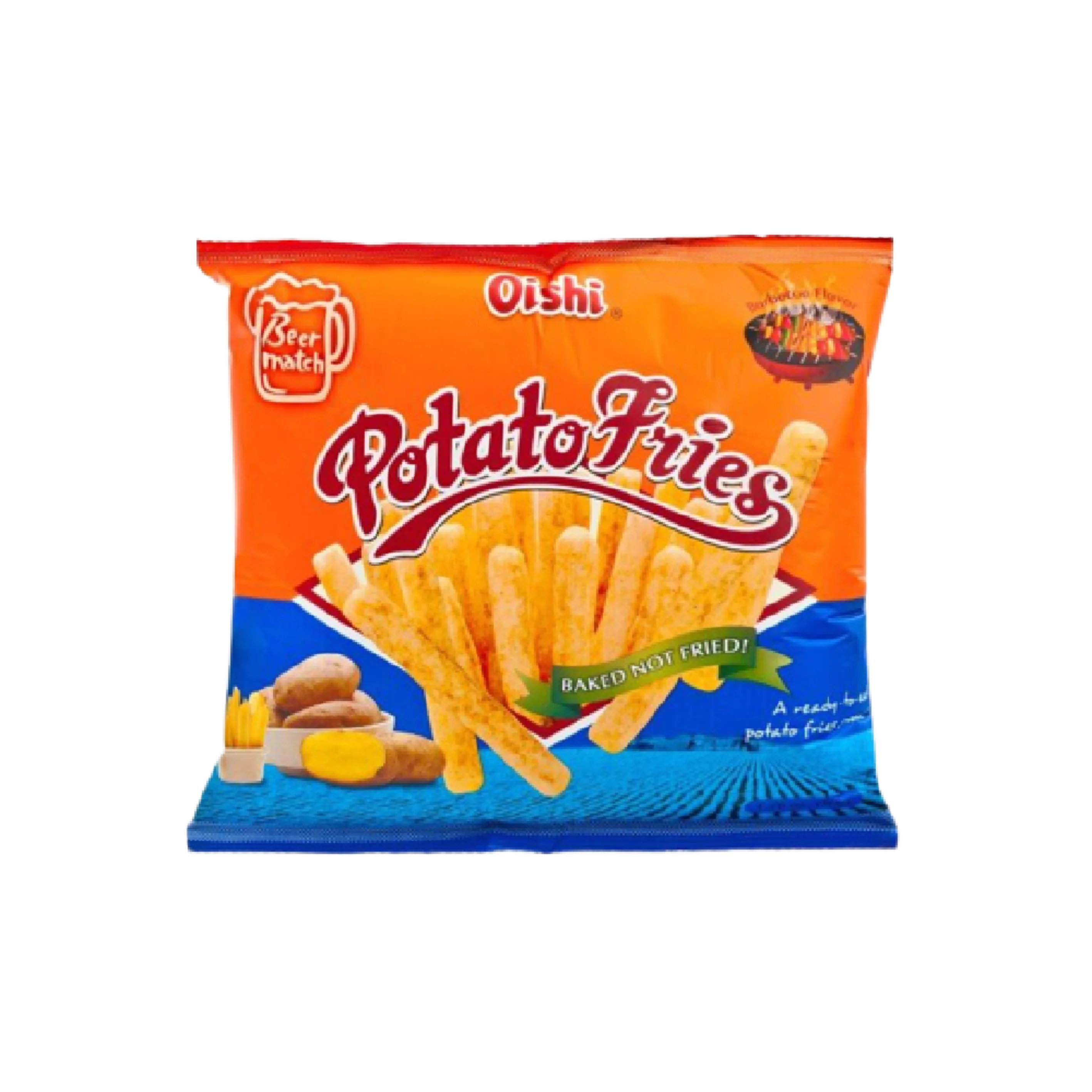 Oishi Potato Fries Barbecue 50g