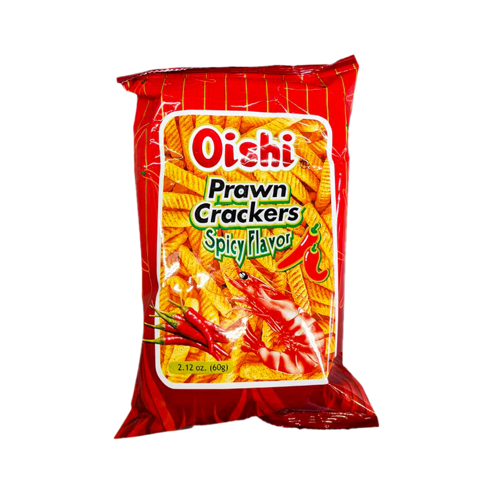 OISHI Prawn Crackers Spicy 60g