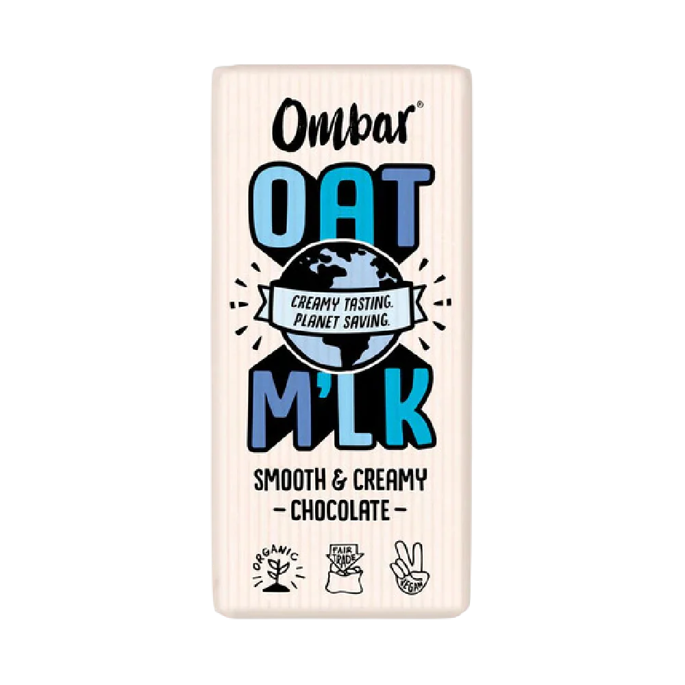 OMBAR Oat Milk Smooth & Creamy Chocolate Bar 70g