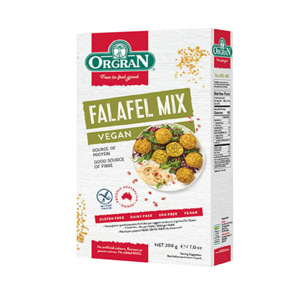 ORGRAN - Gluten Free Falafel Mix 200g