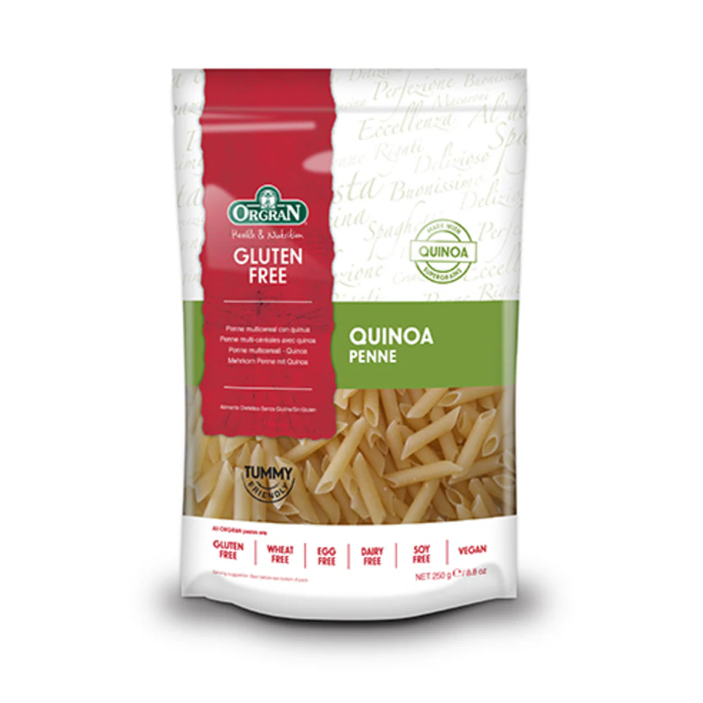 ORGRAN - Gluten Free Multigrain Penne Pasta with Quinoa - Gluten Free 250g