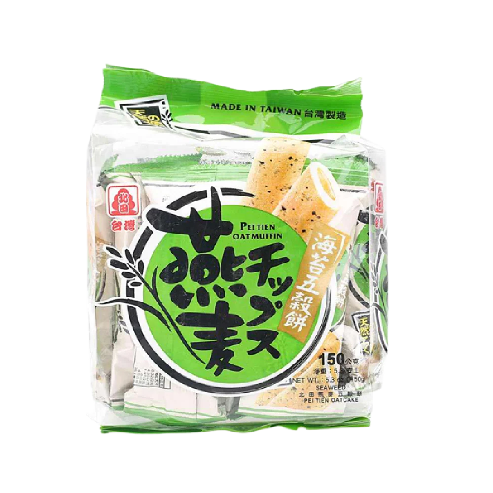 PEI TIEN - Oatcake - Seaweed 150g