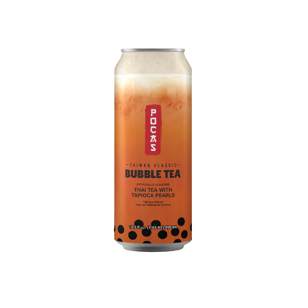 POCAS Bubble Tea - Thai Tea 490ml